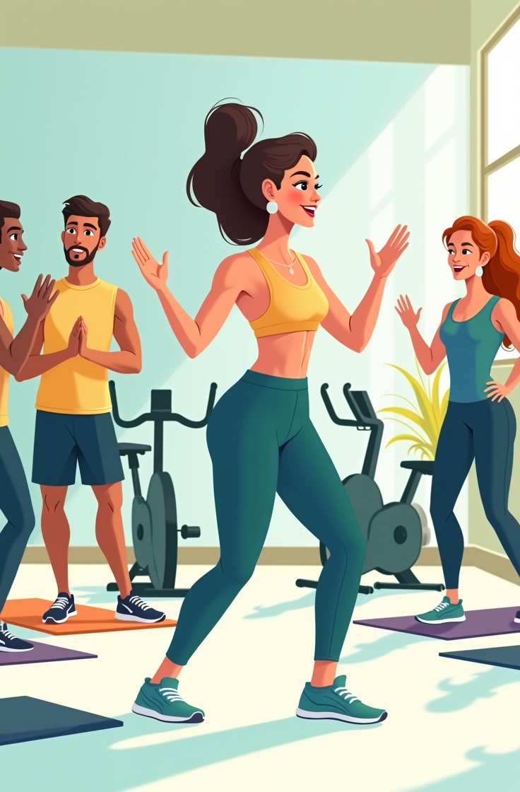 Gemiddelde workout demonstratie