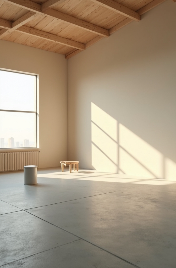 Minimalistische workout omgeving